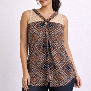 Zac and Rachel Sleeveless Top 2X